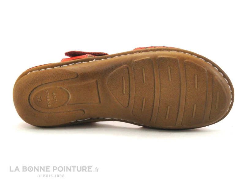 Pedro Torres 754 - Sandale Cuir Rouge - Chaussure Confort Femme 7 Pedro Torres 754 - Sandale Cuir Rouge - Chaussure Confort Femme – Image 7