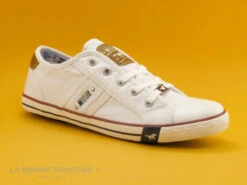 Mustang Shoes 1099-302-1 Blanc - Basket Toile -Femelle Chaussure Boutique cd24607c73b9e66c561f35ea11d5d5ef 9516101 157386
