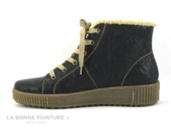 Remonte R7980-01 Noir Marron Beige - Basket Montante Femme -Femelle Chaussure Boutique cd24607c73b9e66c561f35ea11d5d5ef a108601 175314