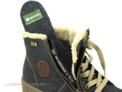 Remonte R7980-01 Noir Marron Beige - Basket Montante Femme -Femelle Chaussure Boutique cd24607c73b9e66c561f35ea11d5d5ef a108601 175317