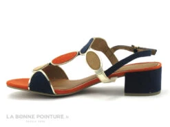 Marco Tozzi 2-28230-20 Navy Comb - Sandale Femme - Talon Carre -Femelle Chaussure Boutique cd24607c73b9e66c561f35ea11d5d5ef a228901 180161