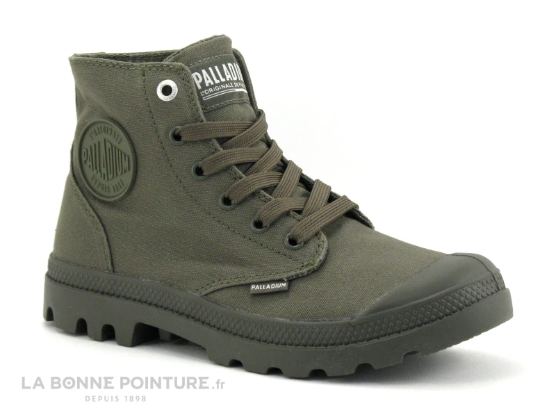 Palladium MONO CHROME Olive Night - Chaussure Montante Kaki 1 Palladium MONO CHROME Olive Night - Chaussure Montante Kaki