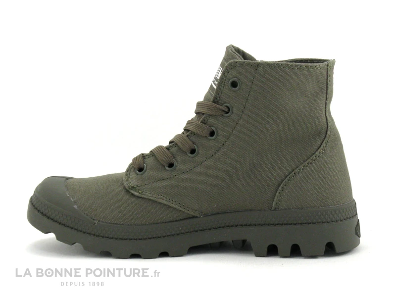Palladium MONO CHROME Olive Night - Chaussure Montante Kaki 3 Palladium MONO CHROME Olive Night - Chaussure Montante Kaki – Image 3
