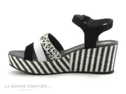 MamZelle PISTO Compo Leo Blanc Noir - Sandale - Talon Rayures -Femelle Chaussure Boutique cd24607c73b9e66c561f35ea11d5d5ef img 0301.jpg 145255