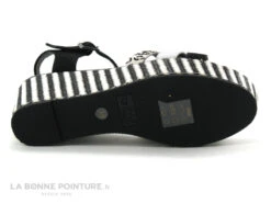 MamZelle PISTO Compo Leo Blanc Noir - Sandale - Talon Rayures -Femelle Chaussure Boutique cd24607c73b9e66c561f35ea11d5d5ef img 0303.jpg 145253