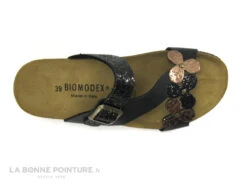 Biomodex 1275 - Noir - Bronze - 3 Fleures Glitter - Mule Femme -Femelle Chaussure Boutique cd24607c73b9e66c561f35ea11d5d5ef img 0342.jpg 172016