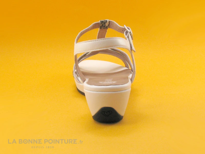 MamZelle LOPEZ Compo Blanc - Nu-pieds Bride Salome - Compense 4 MamZelle LOPEZ Compo Blanc - Nu-pieds Bride Salome - Compense – Image 4