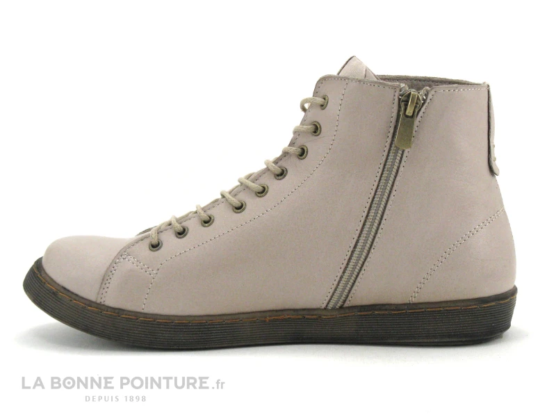 Andrea Conti 0344900-640 Dark Stone - Chaussure Montante Beige 3 Andrea Conti 0344900-640 Dark Stone - Chaussure Montante Beige – Image 3