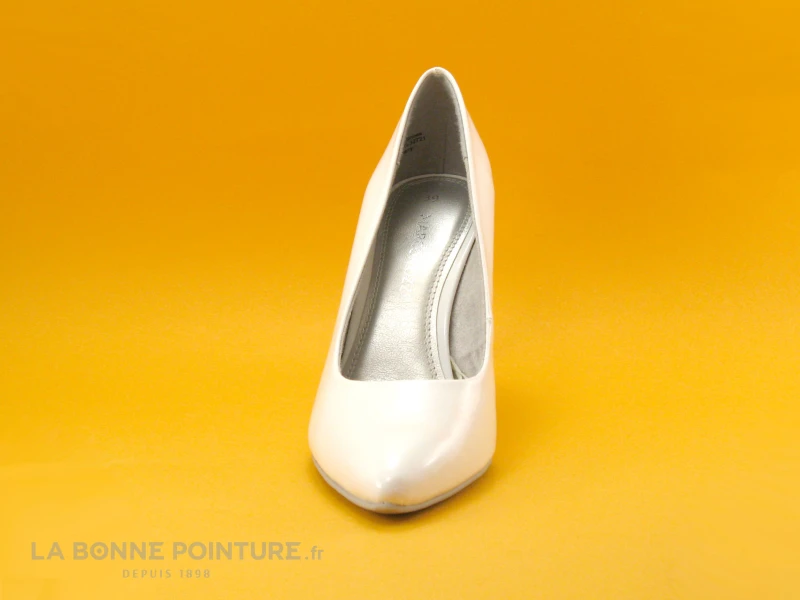 Marco Tozzi 2-22415-34 White Patent - Escarpin Blanc Verni Talon Haut 2 Marco Tozzi 2-22415-34 White Patent - Escarpin Blanc Verni Talon Haut – Image 2