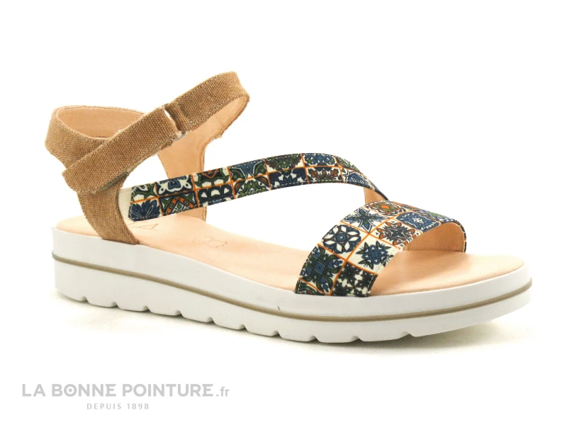 Inea Seaqual ROTIN Etnic Champagne - Sandale Mode Femme 5 Inea Seaqual ROTIN Etnic Champagne - Sandale Mode Femme – Image 5