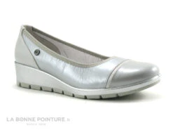Inea RODEZ Verni Gris Argent - Ballerine Compensee