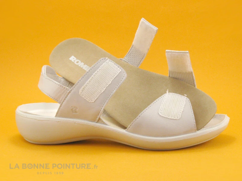 Romika IBIZA 109 Off White - Sandale Confort Femme Cuir Blanc 5 Romika IBIZA 109 Off White - Sandale Confort Femme Cuir Blanc – Image 5