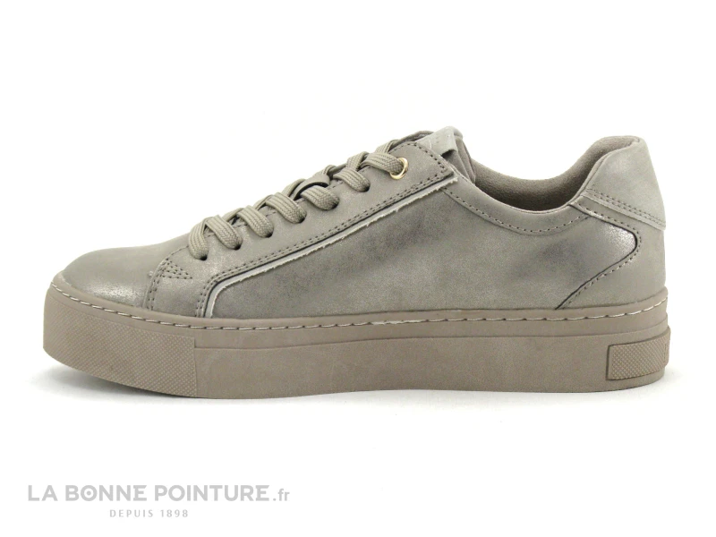 Marco Tozzi 2-23702-29 Taupe Metal - Sneakers Mode Femme 3 Marco Tozzi 2-23702-29 Taupe Metal - Sneakers Mode Femme – Image 3