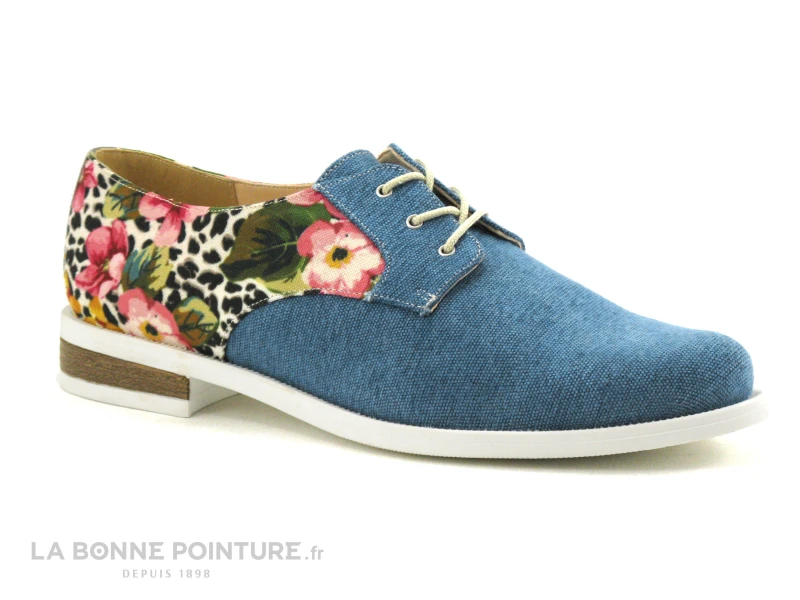 Inea ROUX Jean Flowers - Chaussure Derby Femme 5 Inea ROUX Jean Flowers - Chaussure Derby Femme – Image 5