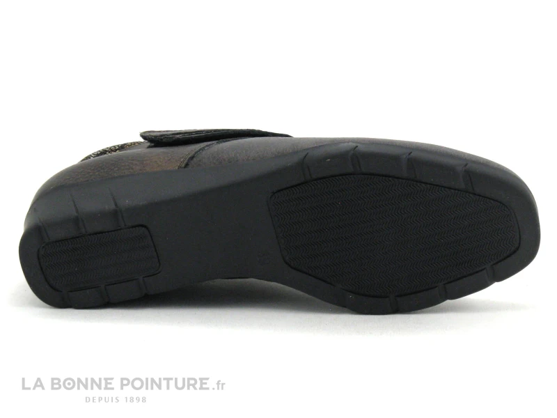 Pedi Girl BILIAN Bronze Noir - Chaussure Montante Femme Avec Velcro 6 Pedi Girl BILIAN Bronze Noir - Chaussure Montante Femme Avec Velcro – Image 6