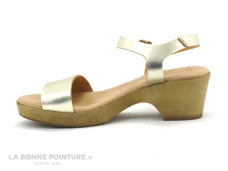 Kaola 710 - Platine - Sandale Doree Petit Talon 7 Kaola 710 - Platine - Sandale Doree Petit Talon – Image 7