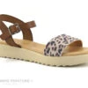 Kaola 3483 Marron Leopard - Sandale Mode Femme