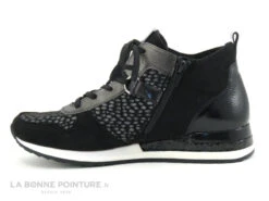 Remonte R2543-42 - Noir - Gris Metal - Pois - Chaussure Montante Femme -Femelle Chaussure Boutique cd24607c73b9e66c561f35ea11d5d5ef img 1472.jpg 173422