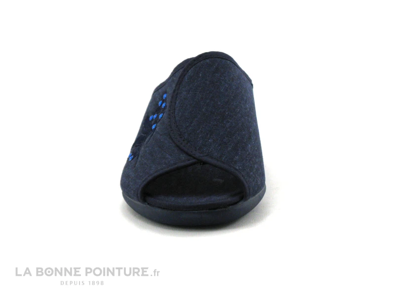 Semelflex SHEILA Marine - Pantoufle Mule Femme 2 Semelflex SHEILA Marine - Pantoufle Mule Femme – Image 2