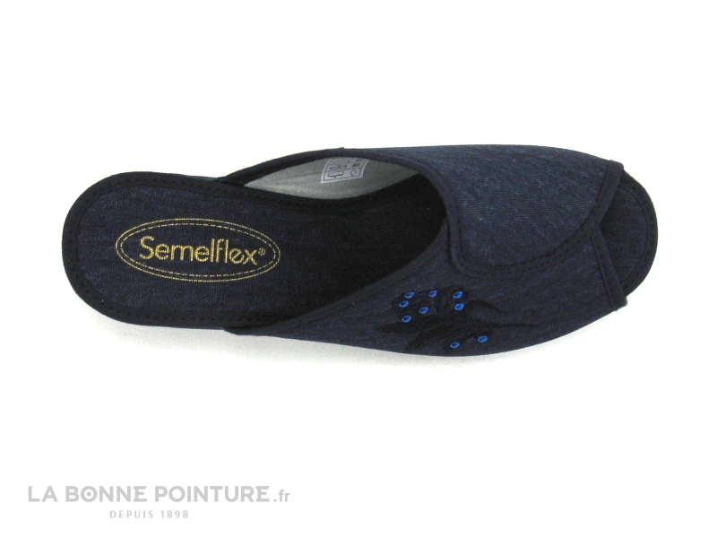 Semelflex SHEILA Marine - Pantoufle Mule Femme 6 Semelflex SHEILA Marine - Pantoufle Mule Femme – Image 6