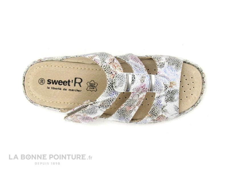 Sweet R MALDONI Multicolore - Mule Femme Bride Velcro 4 Sweet R MALDONI Multicolore - Mule Femme Bride Velcro – Image 4