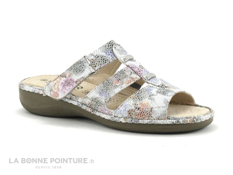 Sweet R MALDONI Multicolore - Mule Femme Bride Velcro 1 Sweet R MALDONI Multicolore - Mule Femme Bride Velcro