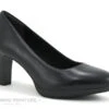Tamaris 1-22410-29 Black - Escarpin Noir - Talon Haut