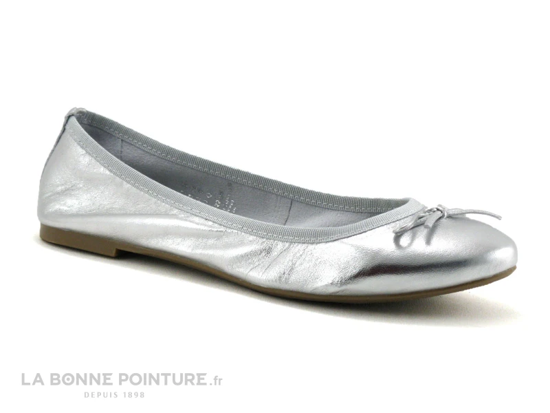 Marco Tozzi Premio 2-22122-22 Silver - Ballerine Cuir Argent 5 Marco Tozzi Premio 2-22122-22 Silver - Ballerine Cuir Argent – Image 5