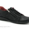 Morans GUILLAC Noir - Chaussure Basse Femme Avec Zip Et Lacet