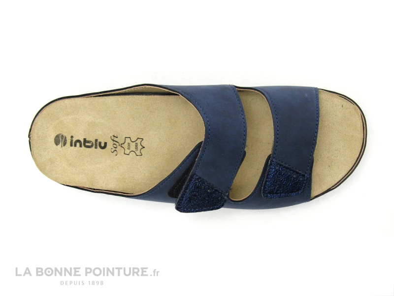 Inblu CONDIBES WD133F03 Bleu Marine - Mule Velcro Femme 4 Inblu CONDIBES WD133F03 Bleu Marine - Mule Velcro Femme – Image 4
