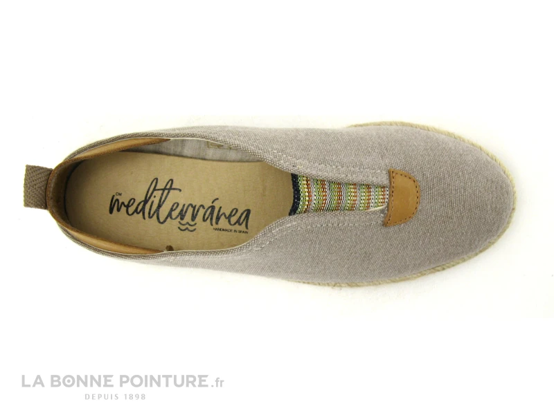 CM Mediterranea 37126001 Beige 309 - Chaussure Espadrille Femme 6 CM Mediterranea 37126001 Beige 309 - Chaussure Espadrille Femme – Image 6