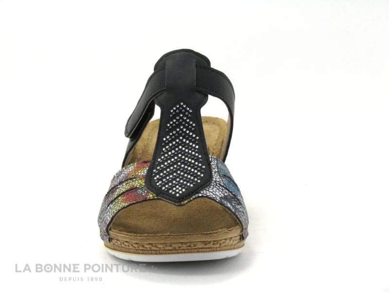 Inblu EP042T01 Noir - Multi - Mule Talon Compense 2 Inblu EP042T01 Noir - Multi - Mule Talon Compense – Image 2