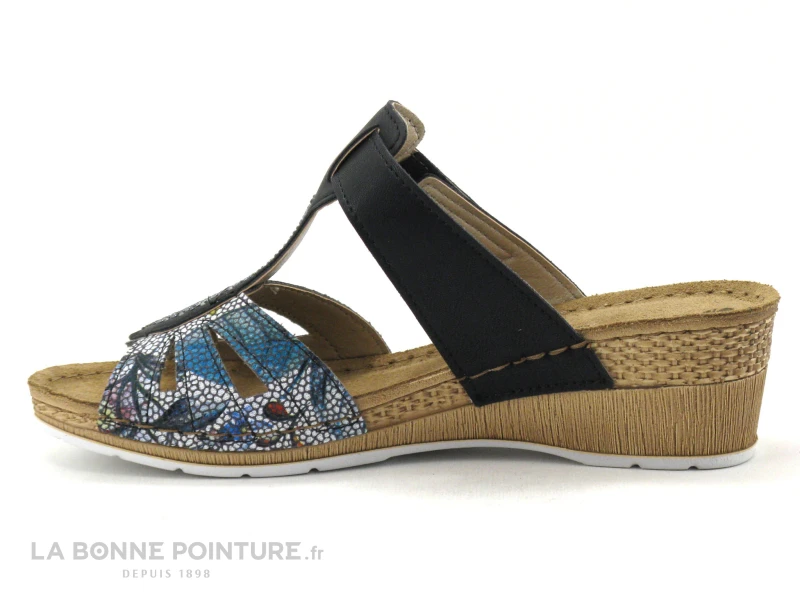 Inblu EP042T01 Noir - Multi - Mule Talon Compense 3 Inblu EP042T01 Noir - Multi - Mule Talon Compense – Image 3