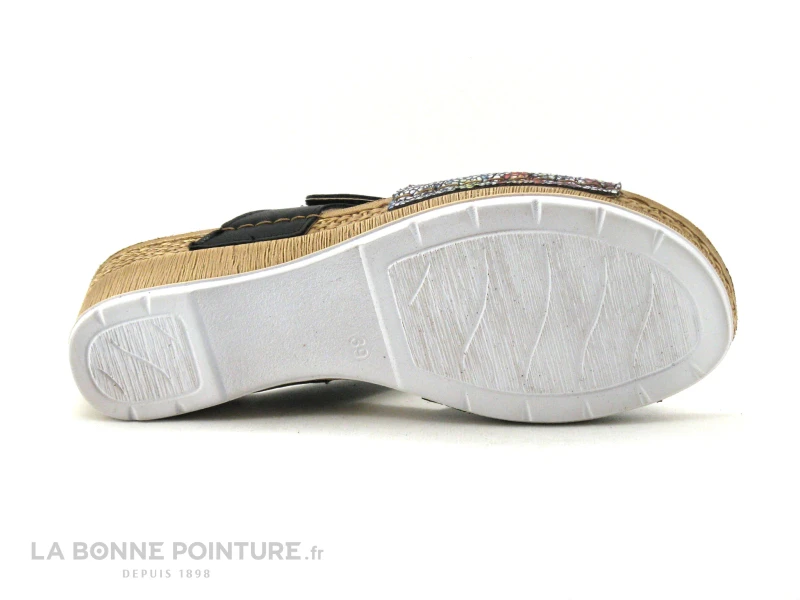 Inblu EP042T01 Noir - Multi - Mule Talon Compense 5 Inblu EP042T01 Noir - Multi - Mule Talon Compense – Image 5