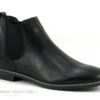 Morans VIK Noir - Arriere Aspect Lezard - Bottine Chelsea Femme