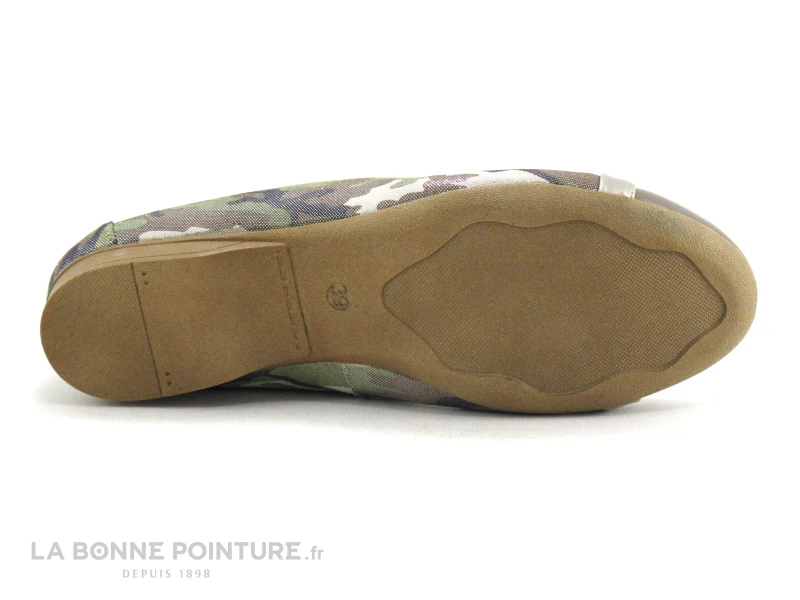 INEA Isabeau Camouflage Kaki Marron - Ballerine 7 INEA Isabeau Camouflage Kaki Marron - Ballerine – Image 7