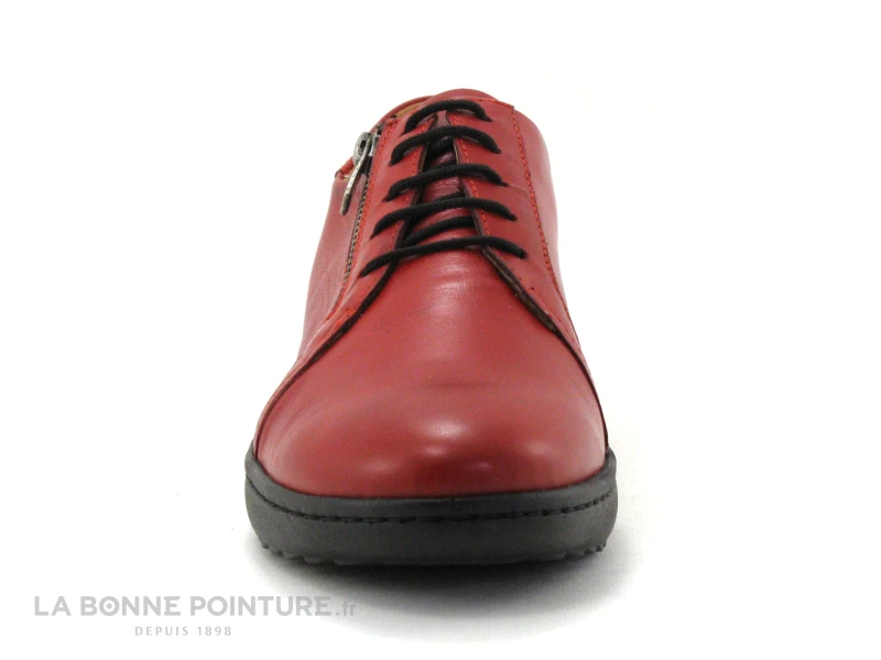 Karyoka DETOUR Rouge - Chaussure Basse Femme Avec Zip 2 Karyoka DETOUR Rouge - Chaussure Basse Femme Avec Zip – Image 2
