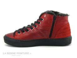 Morans GRALU Rouge - Basket Montante Femme - Fourrure Grise -Femelle Chaussure Boutique cd24607c73b9e66c561f35ea11d5d5ef img 3500.jpg 175716