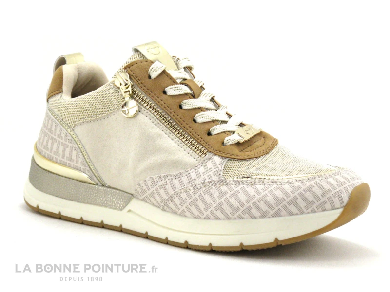 Tamaris 1-23732-29 Ivory - Nut Comb - Basket Femme Blanc Casse 1 Tamaris 1-23732-29 Ivory - Nut Comb - Basket Femme Blanc Casse