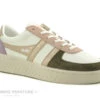 Gola GRANDSLAM Quadrant - Blanc Kaki Rose Gold - Sneakers Mode Femme