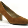 Tamaris 1-22414-25 Cognac - Escarpin Cuir Velours Marron