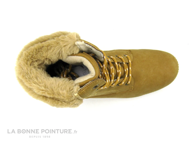 Lois 87770 Camel - Haut Peluche - Bottine Lacet Femme 6 Lois 87770 Camel - Haut Peluche - Bottine Lacet Femme – Image 6