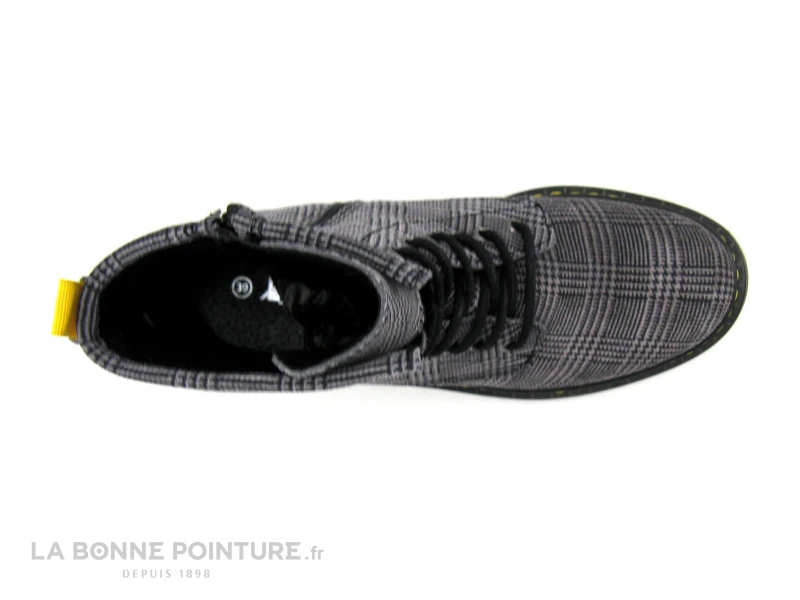 Morans BAIGNAN Gris Ecossais - Bottine Rangers Femme 6 Morans BAIGNAN Gris Ecossais - Bottine Rangers Femme – Image 6