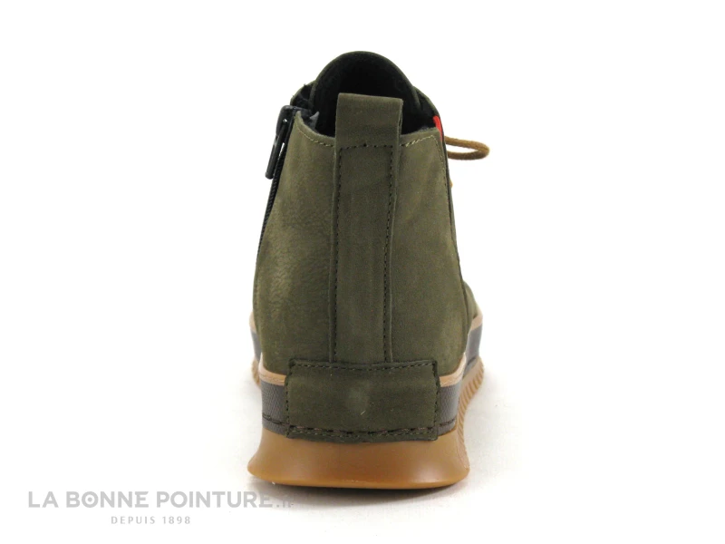 Karyoka VADIM Kaki Nubuck Multi - Chaussure Montante Femme Kaki 4 Karyoka VADIM Kaki Nubuck Multi - Chaussure Montante Femme Kaki – Image 4