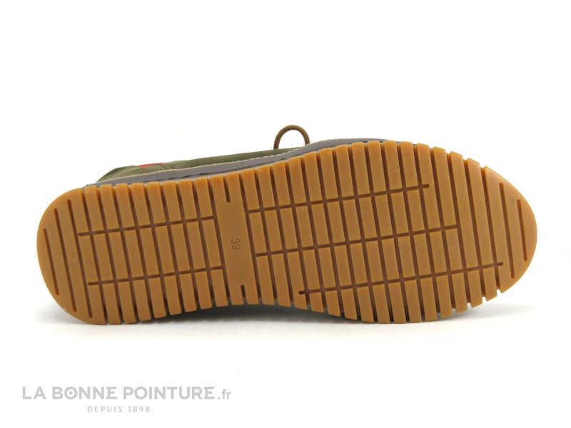 Karyoka VADIM Kaki Nubuck Multi - Chaussure Montante Femme Kaki 7 Karyoka VADIM Kaki Nubuck Multi - Chaussure Montante Femme Kaki – Image 7