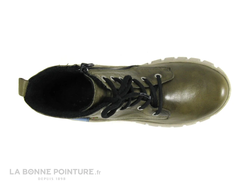 Karyoka IAN Kaki - Pochette Multicolore - Boots Plateforme Femme Kaki 6 Karyoka IAN Kaki - Pochette Multicolore - Boots Plateforme Femme Kaki – Image 6