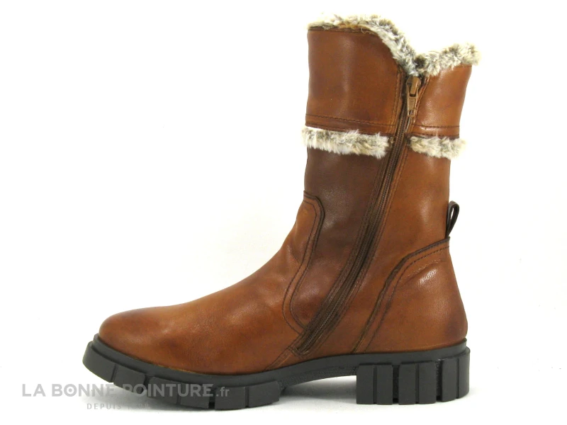 Bagatt FIONA D31-A9650-4100 Cognac - Bottine Femme Cuir Marron 3 Bagatt FIONA D31-A9650-4100 Cognac - Bottine Femme Cuir Marron – Image 3