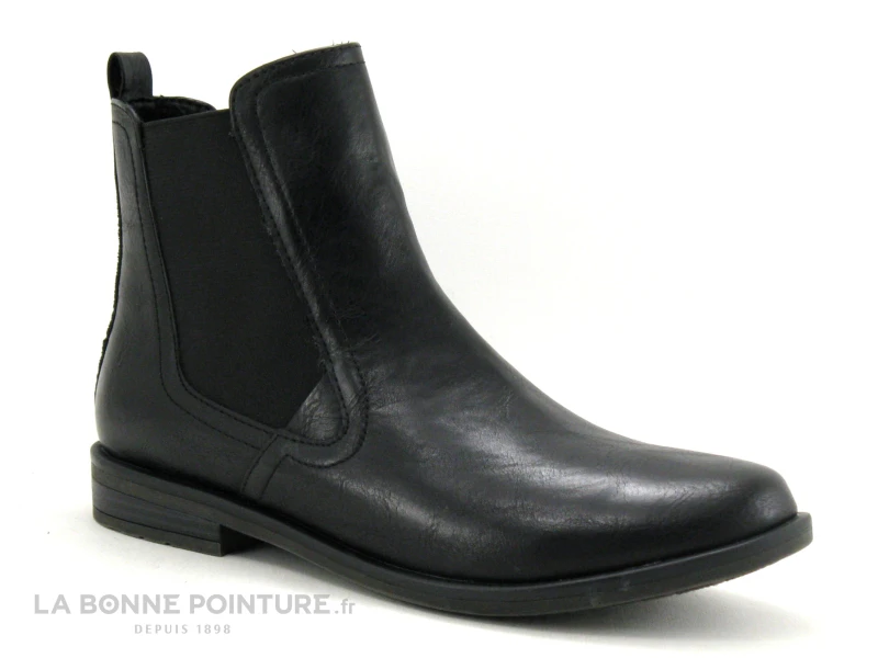 Marco Tozzi 2-25039-29 Black - Bottine Chelsea Noire Femme 1 Marco Tozzi 2-25039-29 Black - Bottine Chelsea Noire Femme
