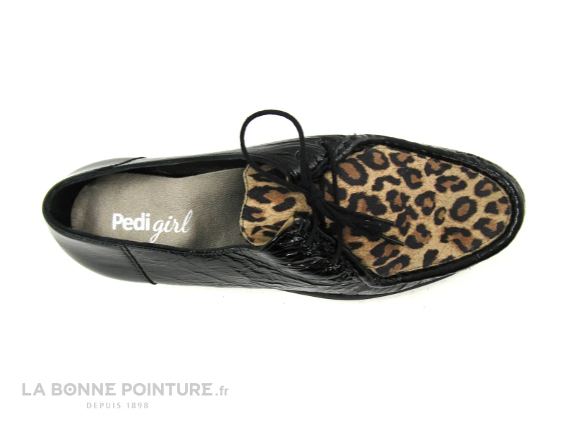 Pedi Girl GOFIQUE Noir Leopard Camel - Chaussure Basse Femme 6 Pedi Girl GOFIQUE Noir Leopard Camel - Chaussure Basse Femme – Image 6
