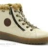 Remonte R7980-80 Creme - Muscat - Basket Montante Femme
